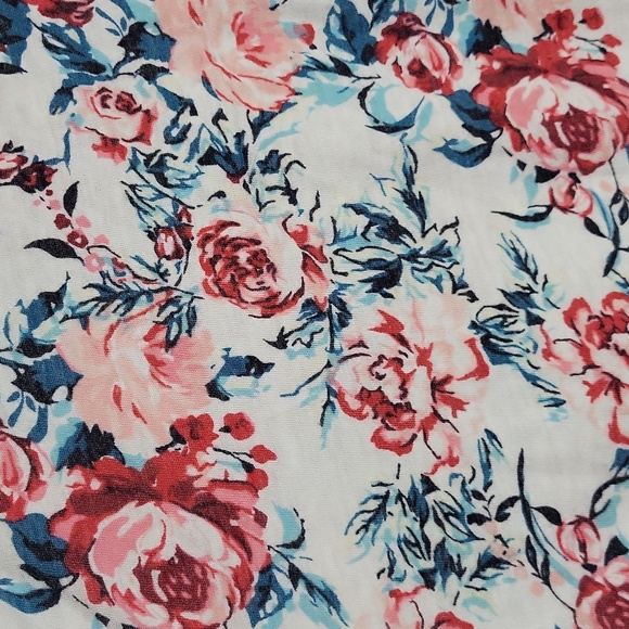 Torrid Classic Fit Womens 1 (14/16 1X) Floral Tank Super Soft Stretch - Picture 5 of 7